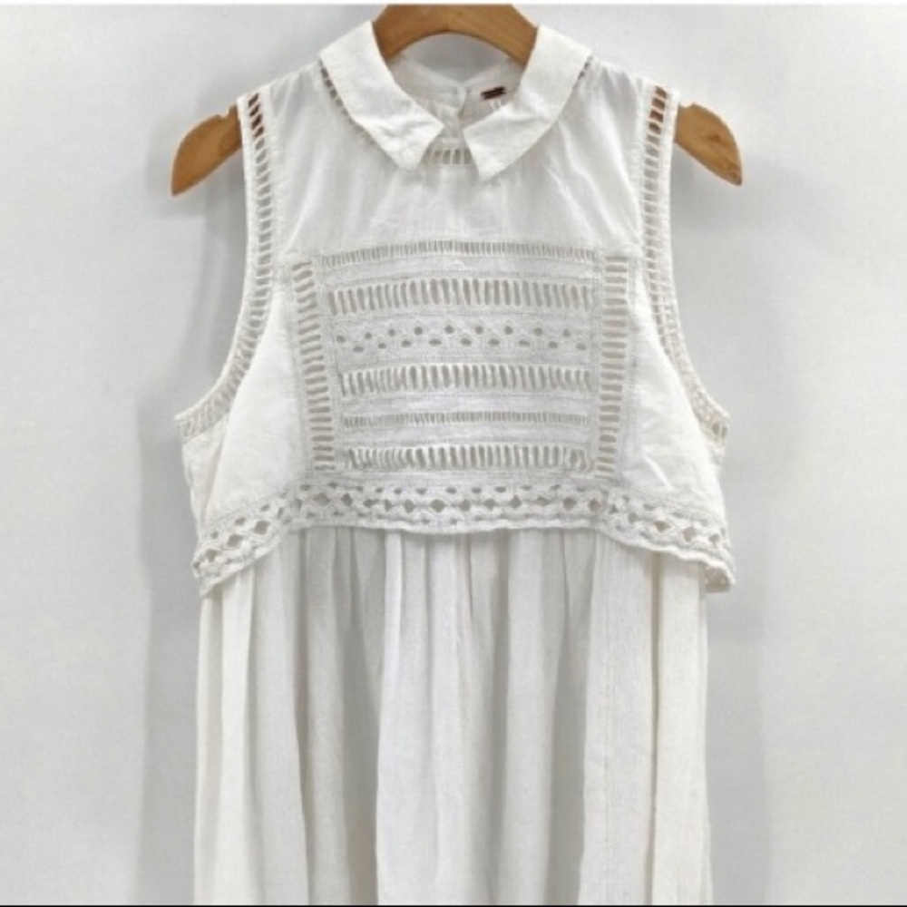 FREE PEOPLE EMBROIDERED TOP